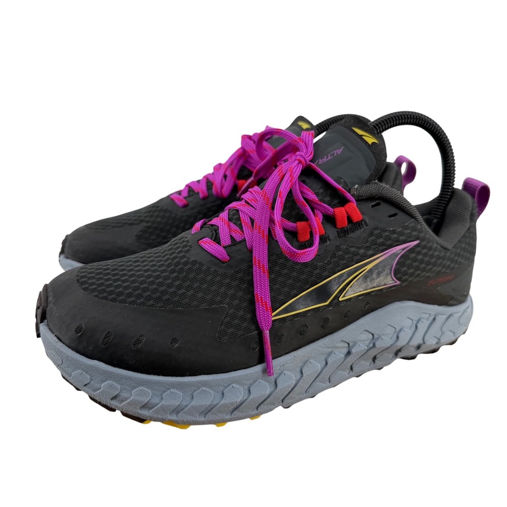 Altra Outroad Womens Trail Running Shoes Black Pink Gray AL0A7R72241 Size 7.5